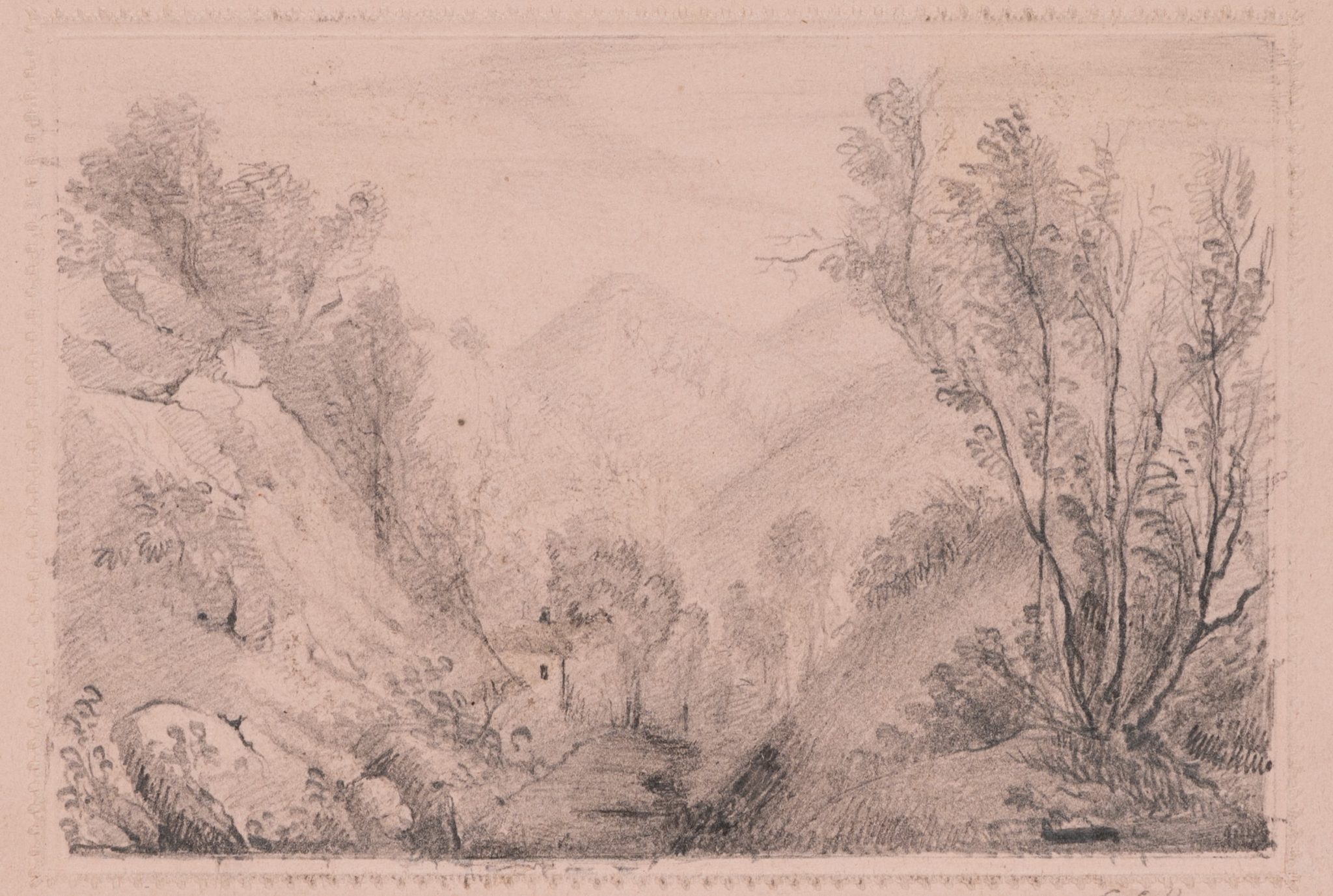 Landschaft mit Bäumen