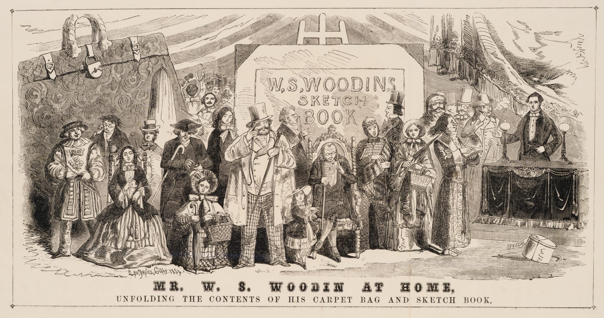 Woodin's Skizzenbuch