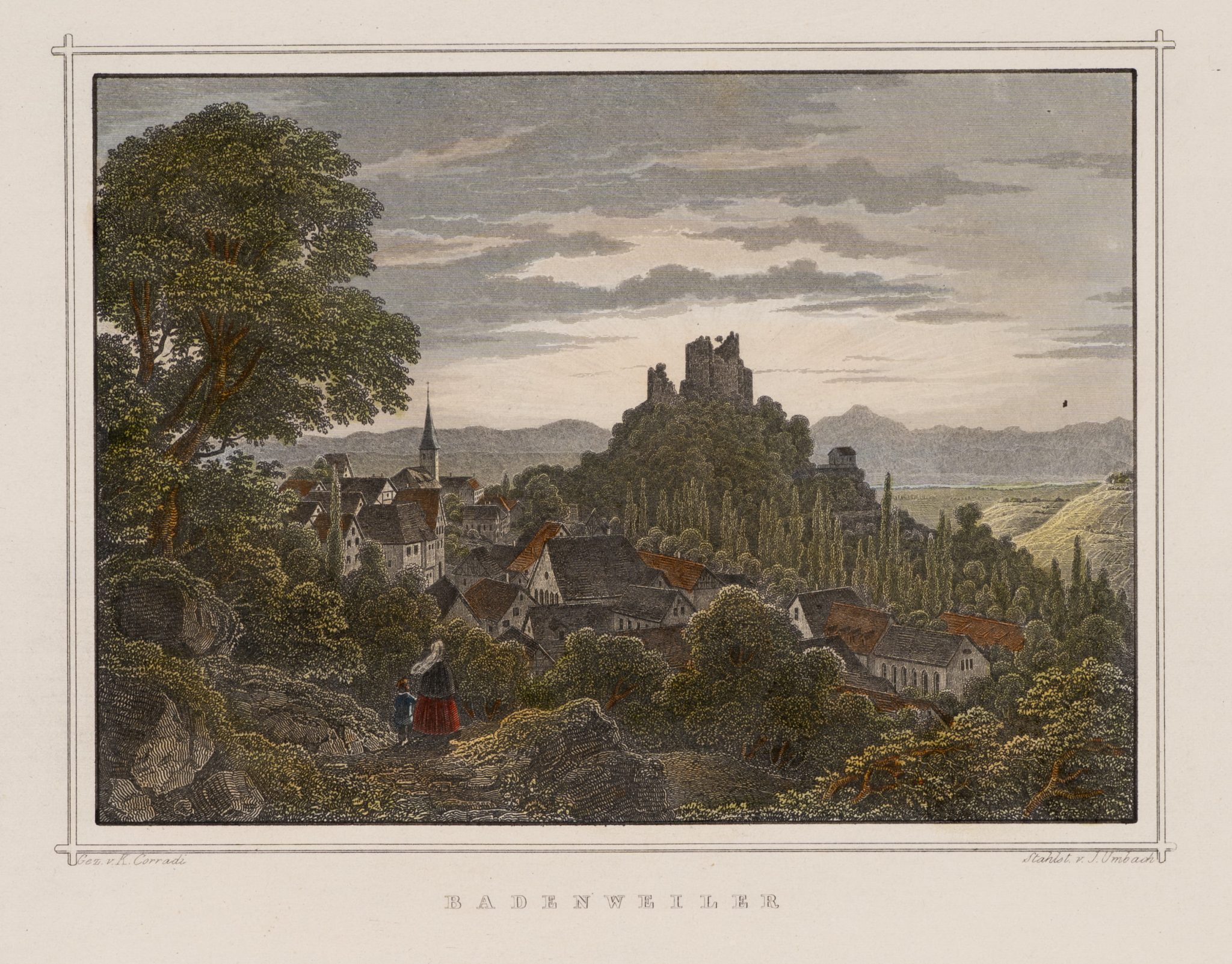 Badenweiler Dorfansicht