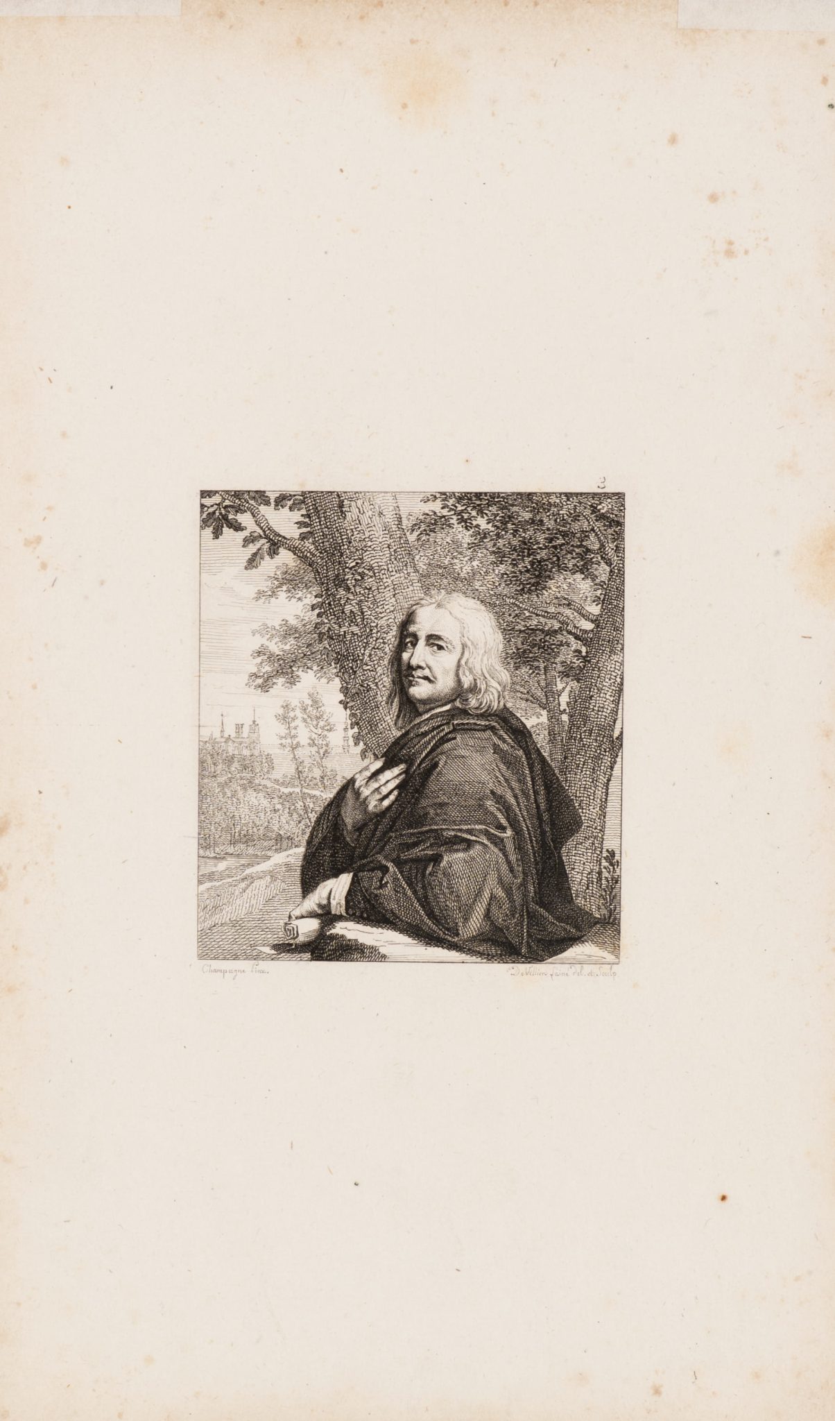 Selbstporträt von P. de Champagne