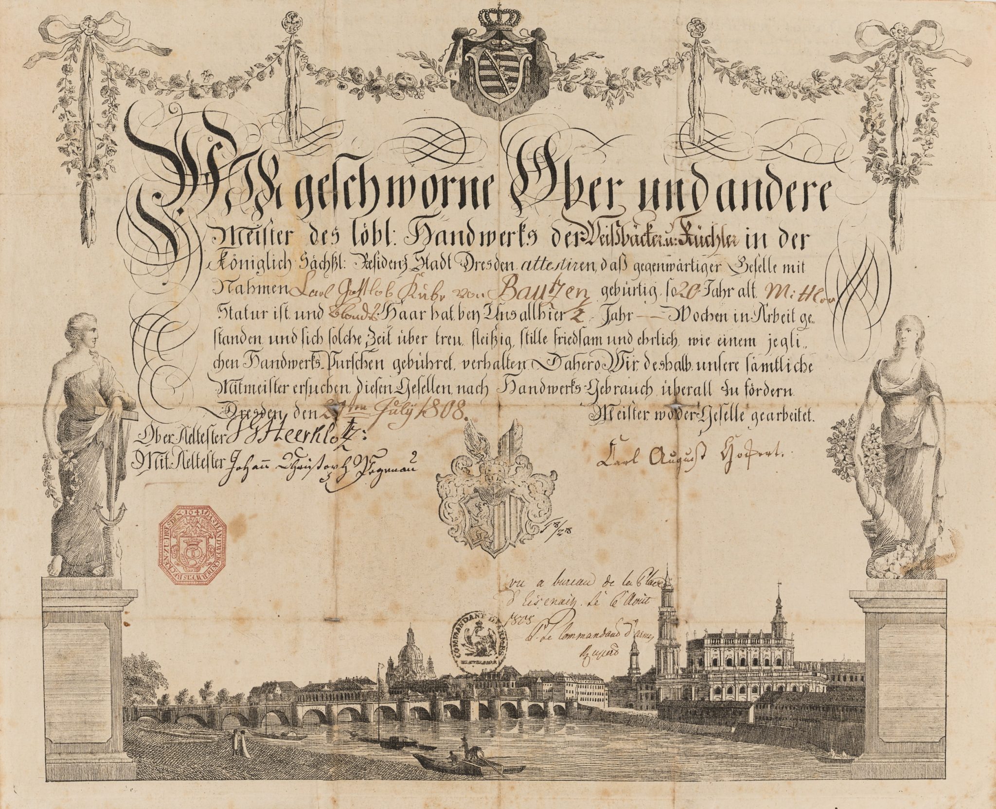 Gesellenschein Weißbäcker Dresden