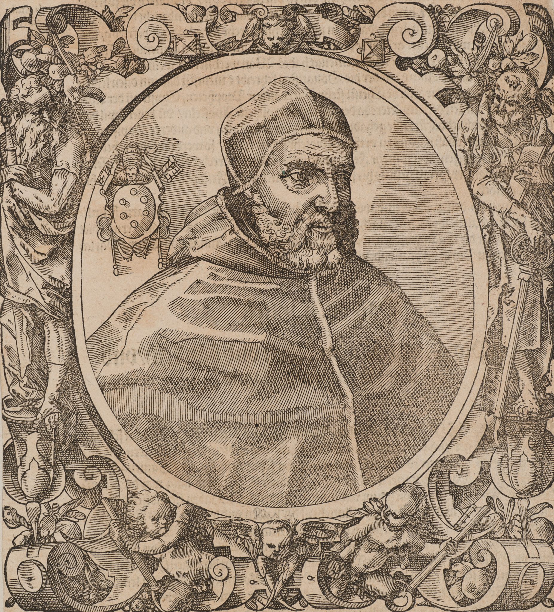 Porträt Pius IV; (1499-1565)