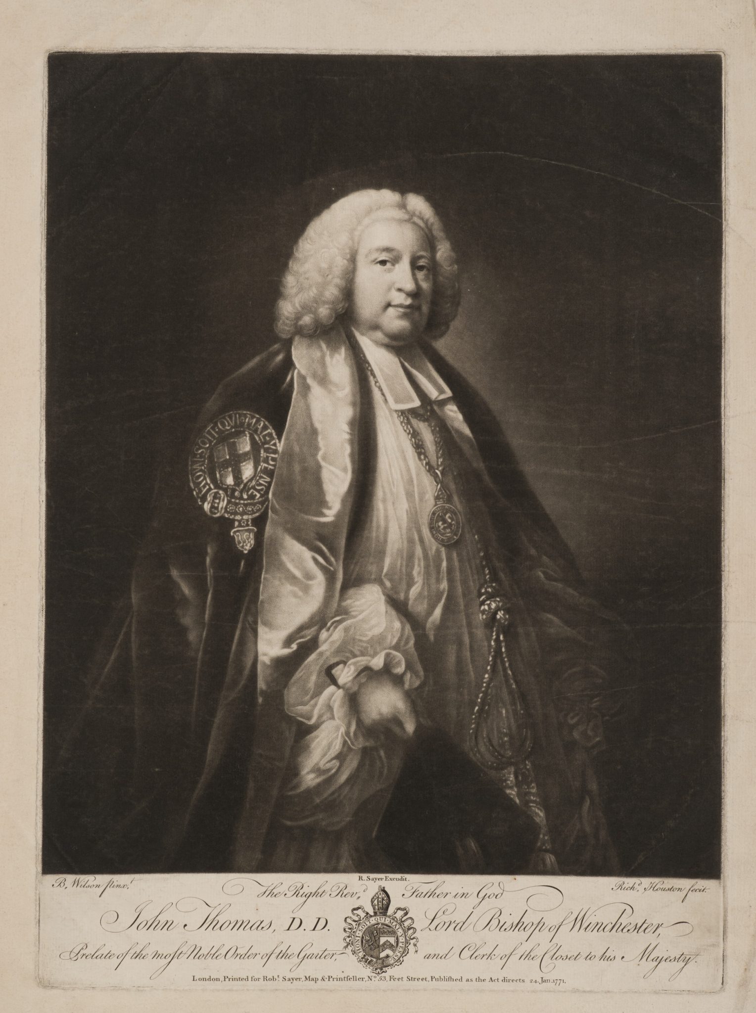 Porträt des Bischofs John Thomas