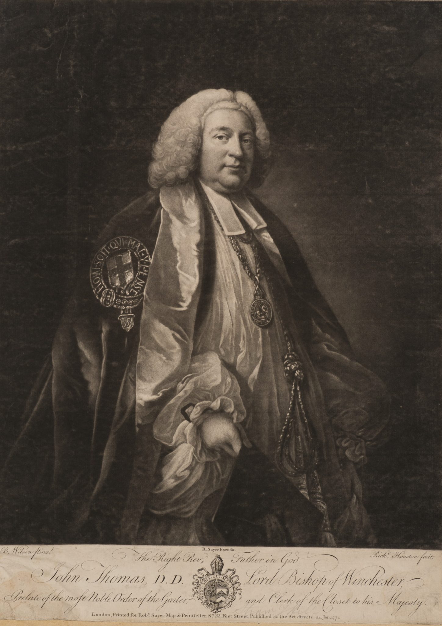 Porträt des Bischofs John Thomas