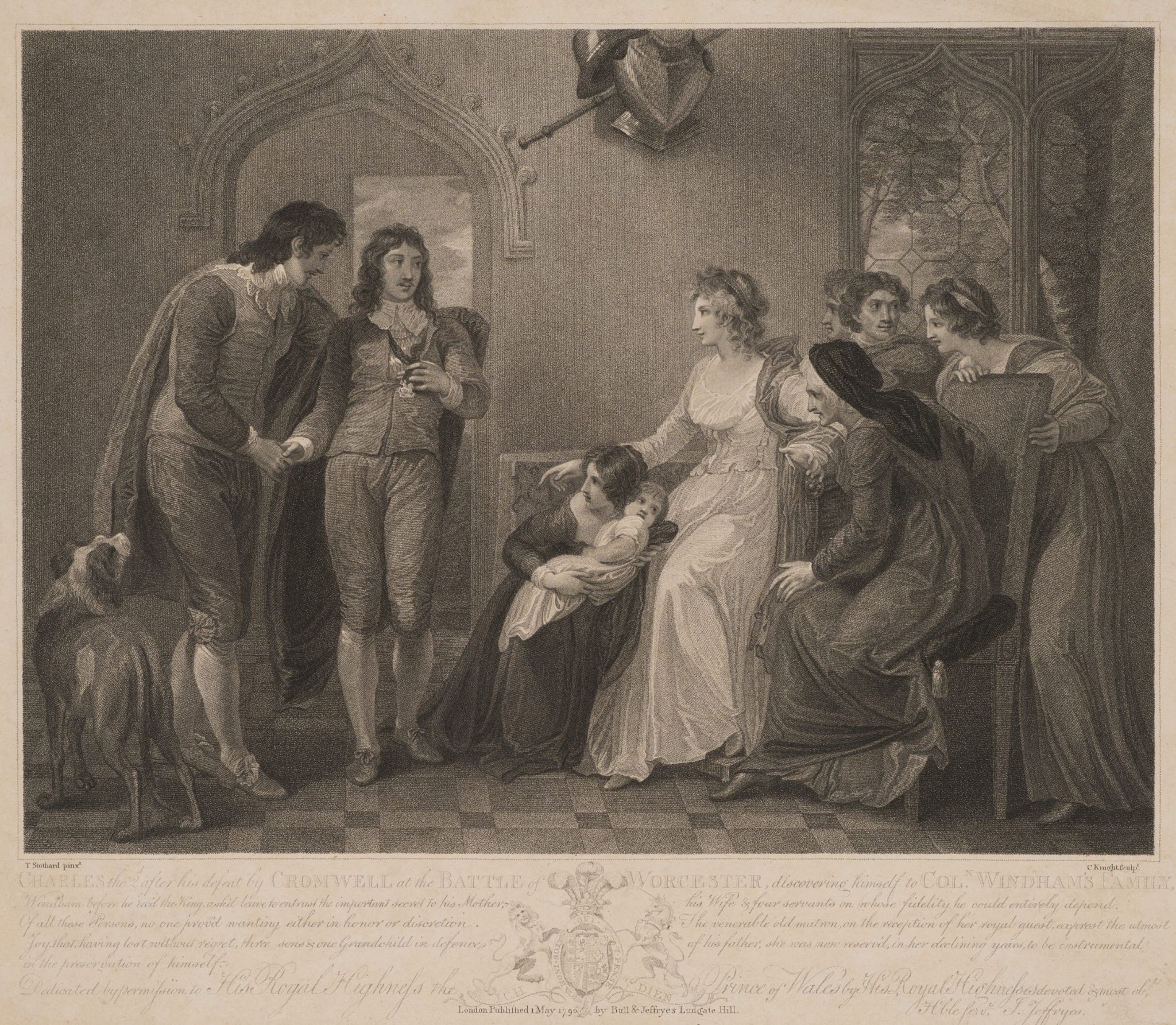 Charles II bei Colonel Windham