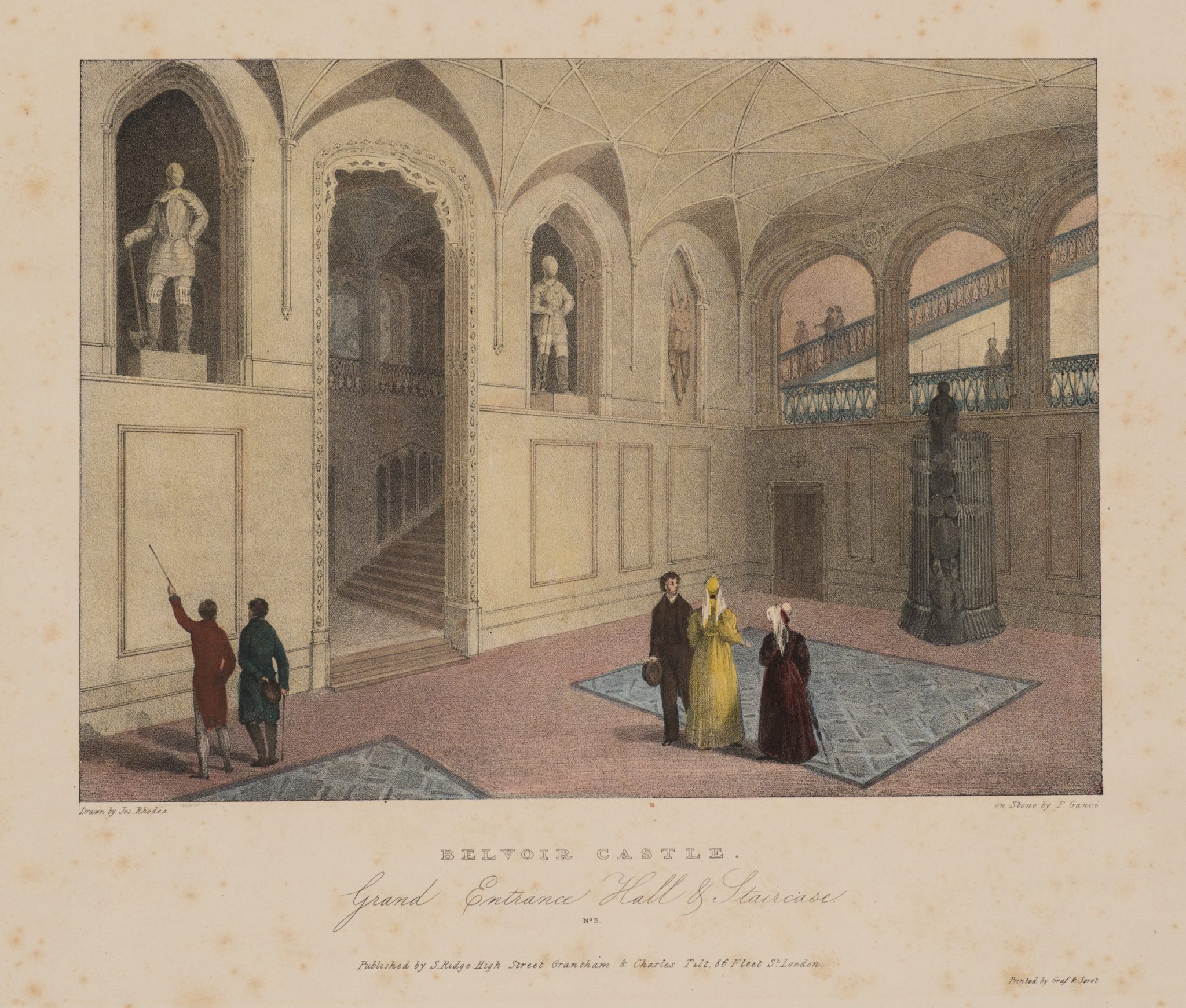Belvoir Castle. Eingangshalle