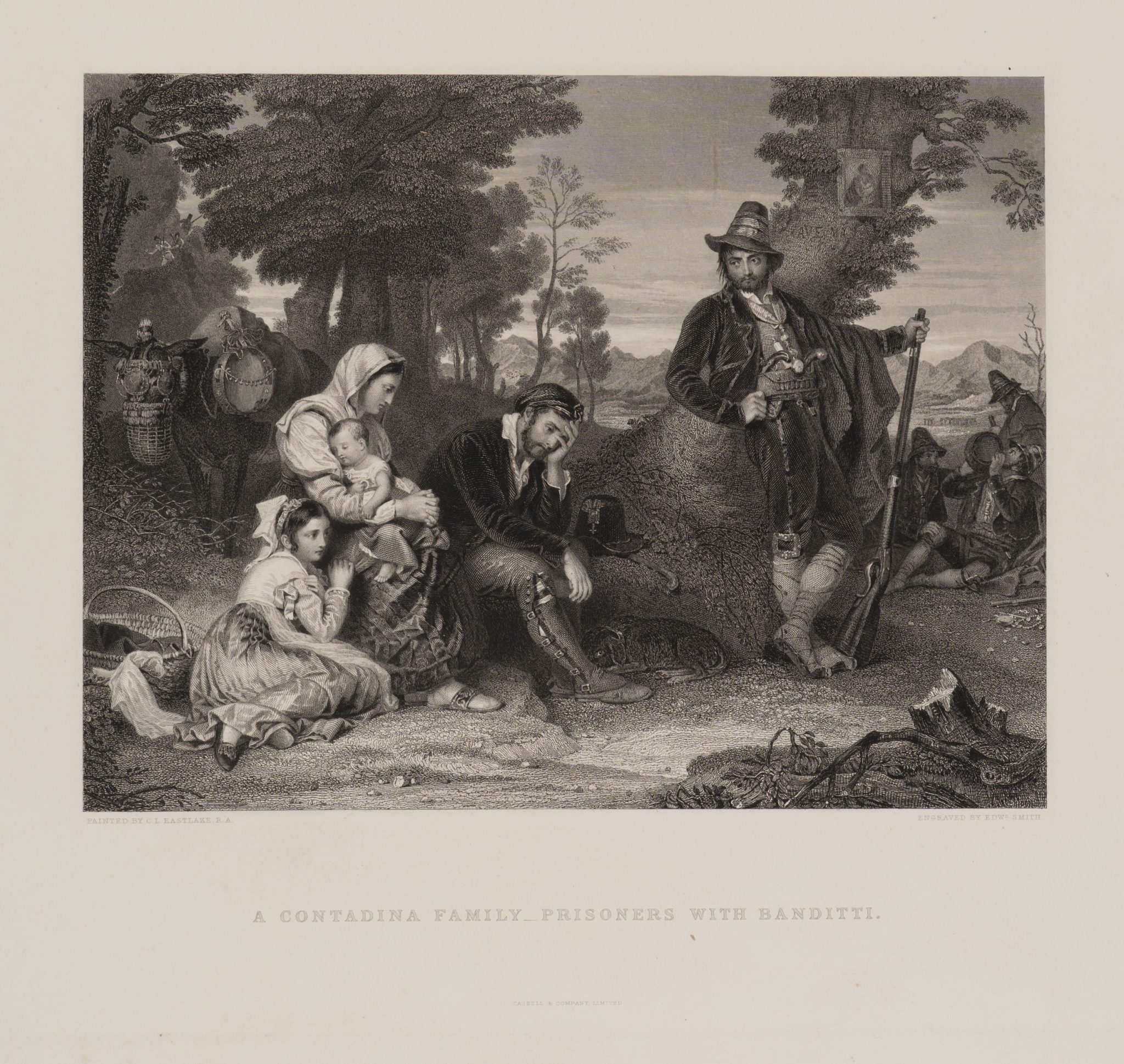 A Contadina Family - Prisoners with Banditti