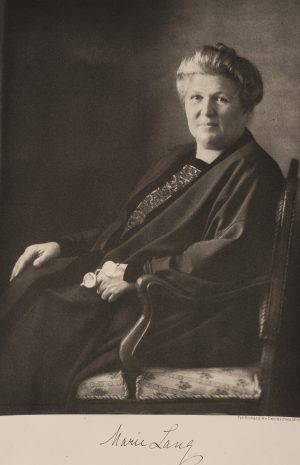 Portrait der Marie Lang