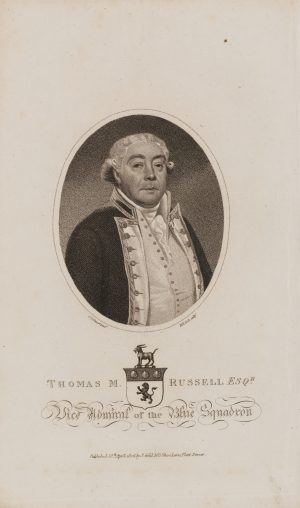 Porträt des Admirals Thomas Russell