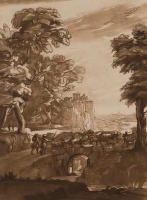 Landschaft mit Blick auf Tivoli