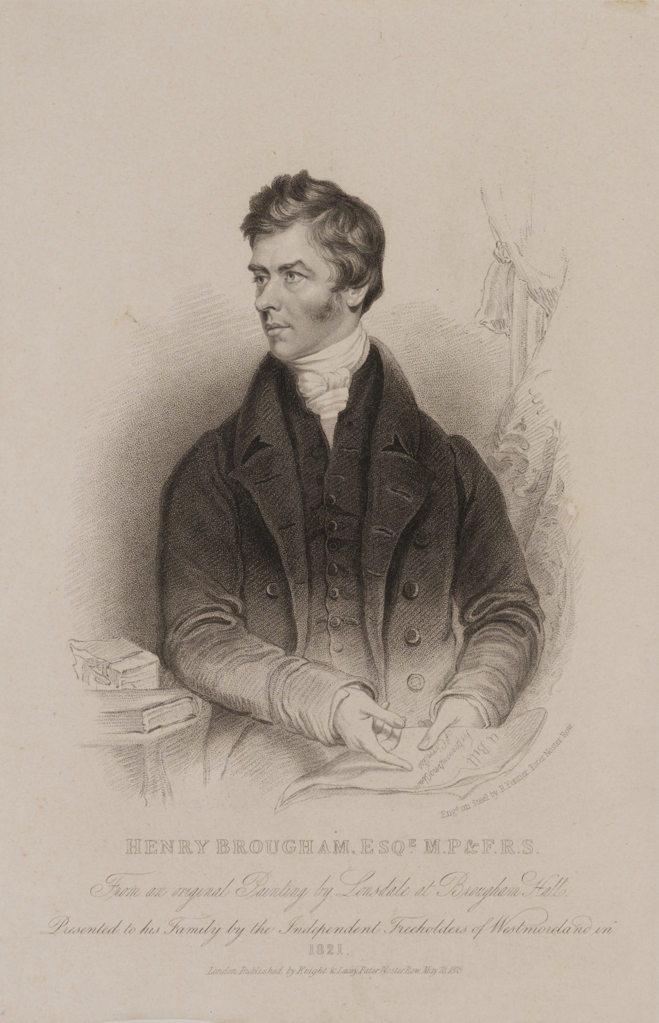 Henry Brougham mit Gesetzesentwurf