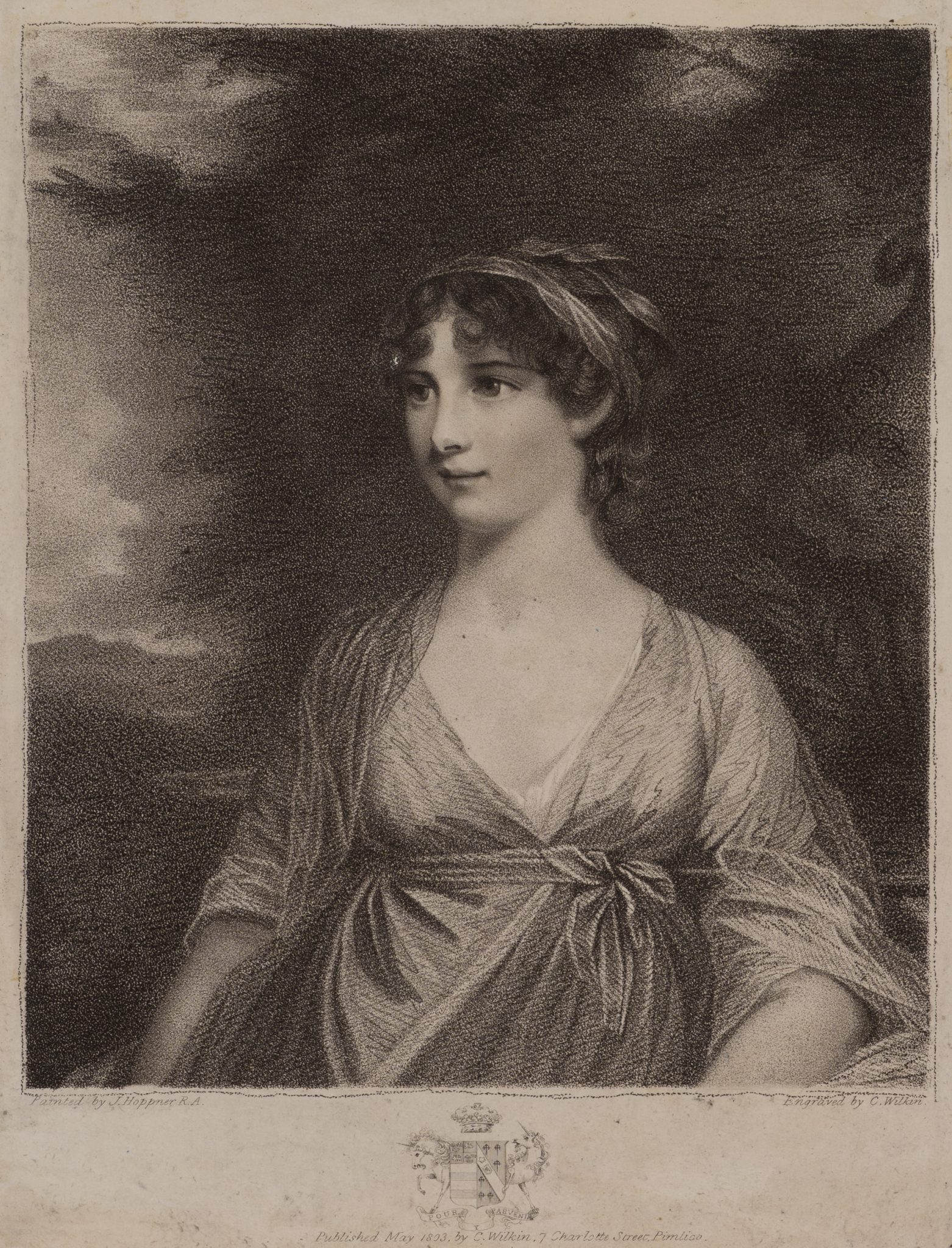 Anmutiges Porträt der Duchess of Rutland