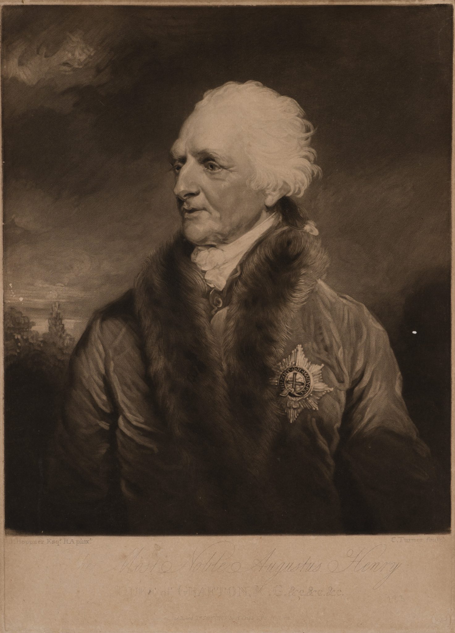 Porträt des Duke of Grafton