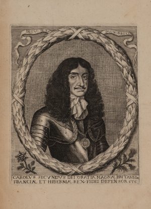 Charles II. im Lorbeeroval