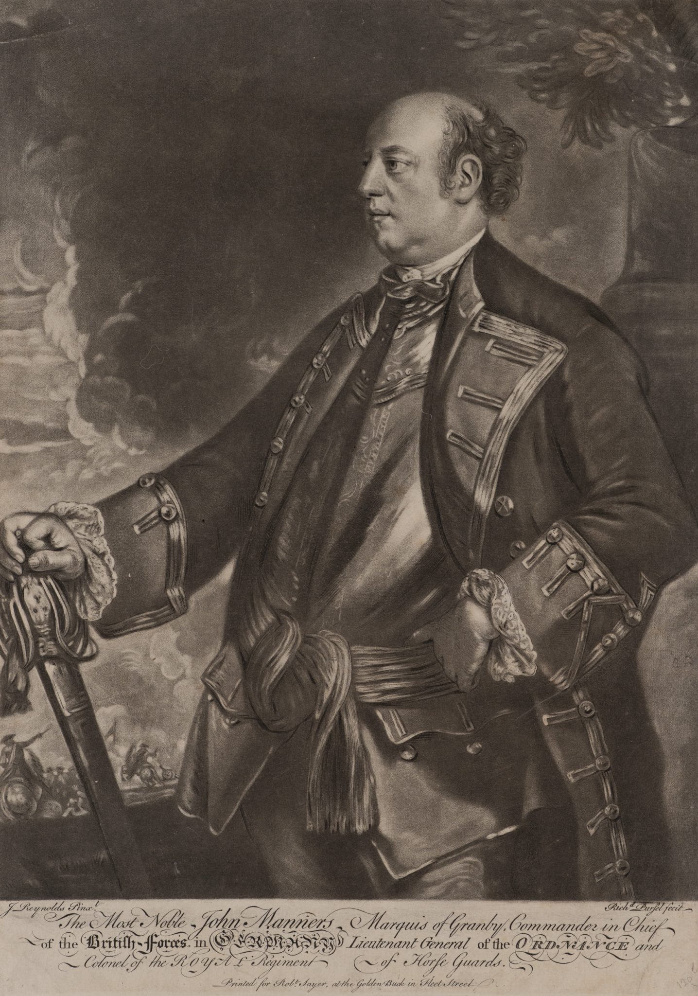 John Manners als Feldherr