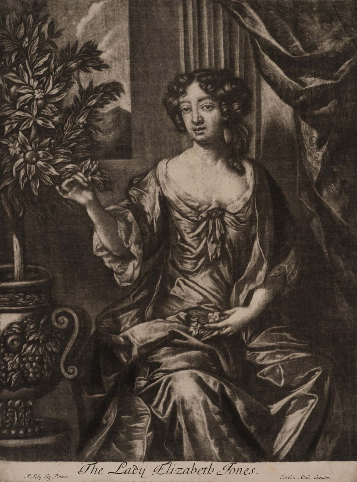 Lady Elizabeth mit Blütenzweig