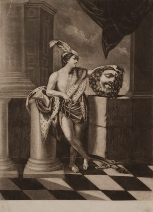 David mit dem Haupt des Goliath
