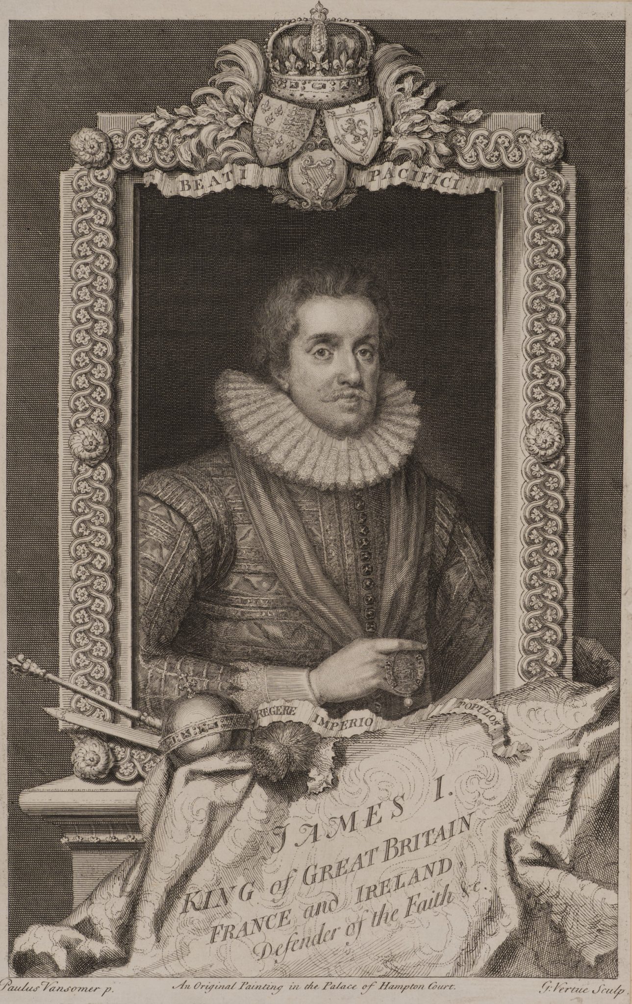 Porträt von James I.