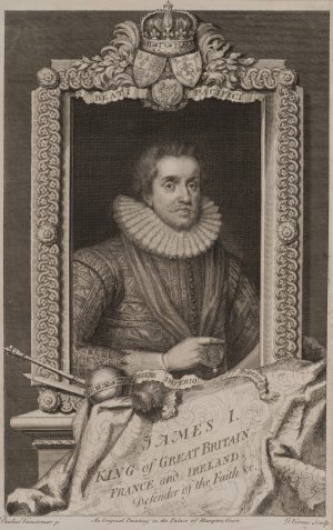 Porträt von James I.