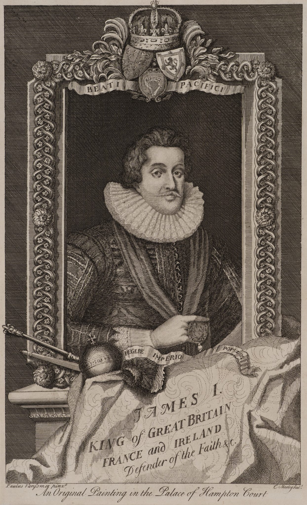 Porträt von James I.