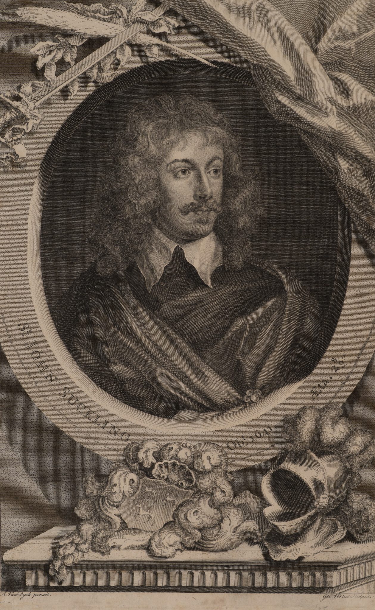 Porträt des Sir John Suckling