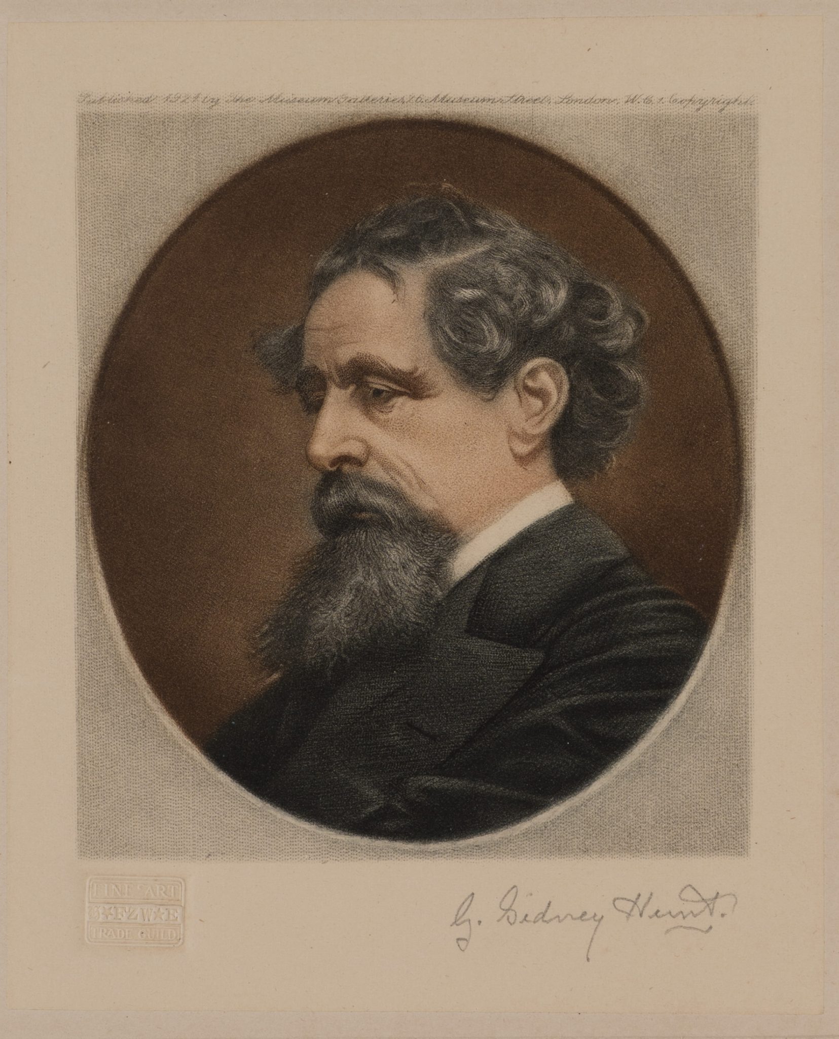 Porträt des Charles Dickens