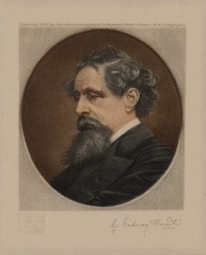 Porträt des Charles Dickens