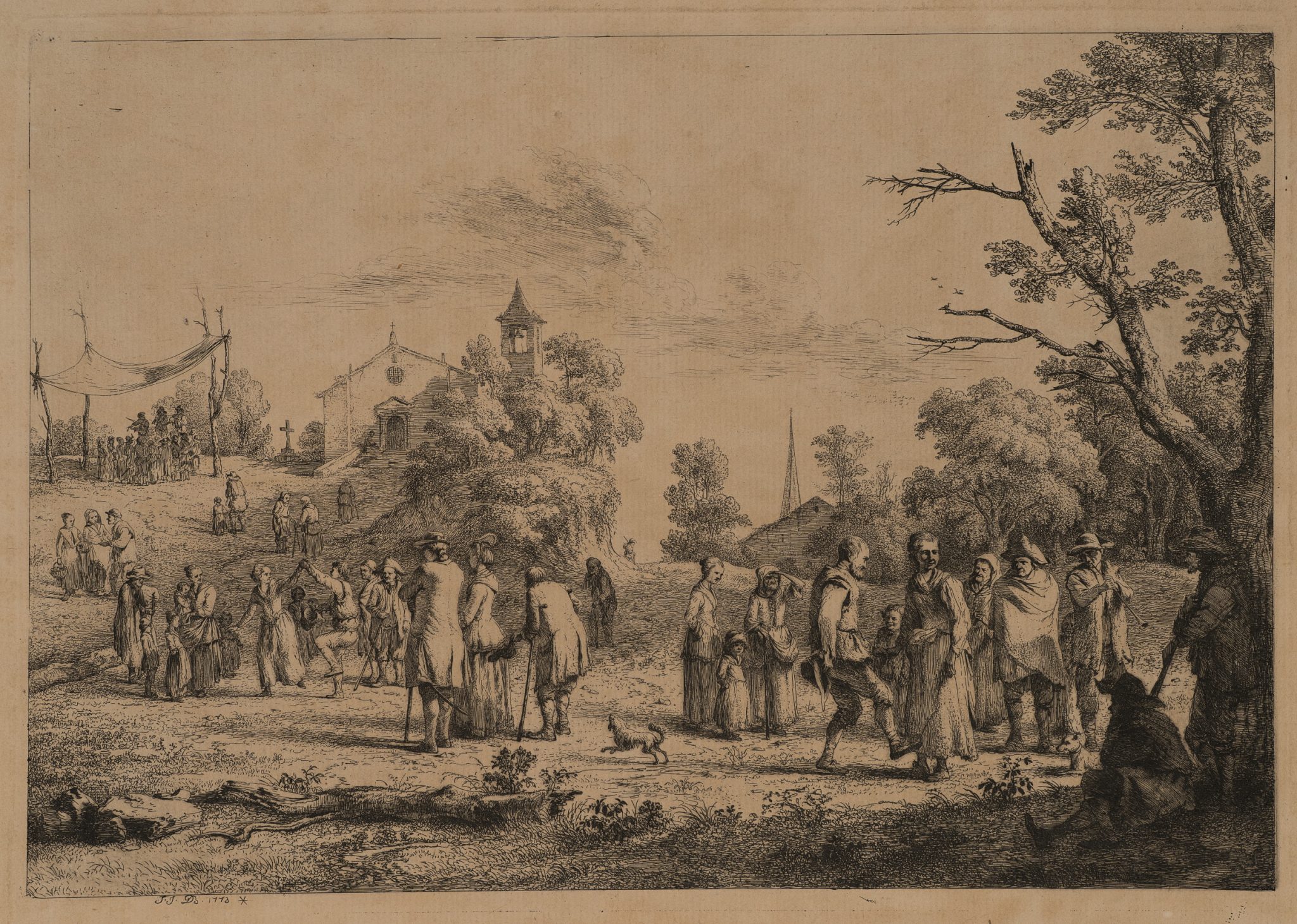 Ländliche Feier. Dorffest