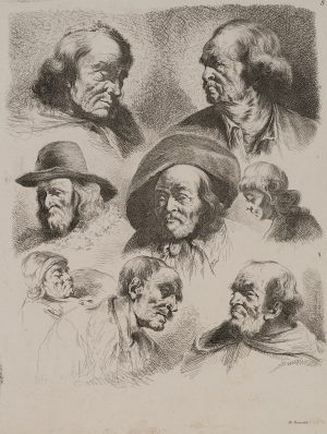 Porträtstudien älterer Menschen