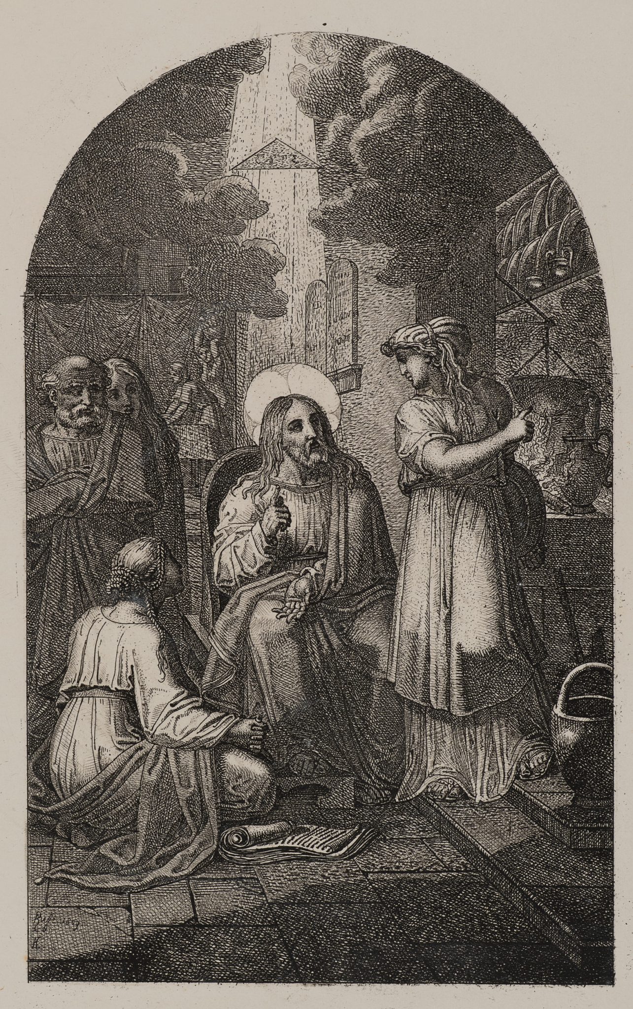 Fußwaschung Christi am Gründonnerstag