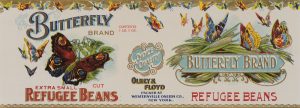 Butterfly Beans Etikett