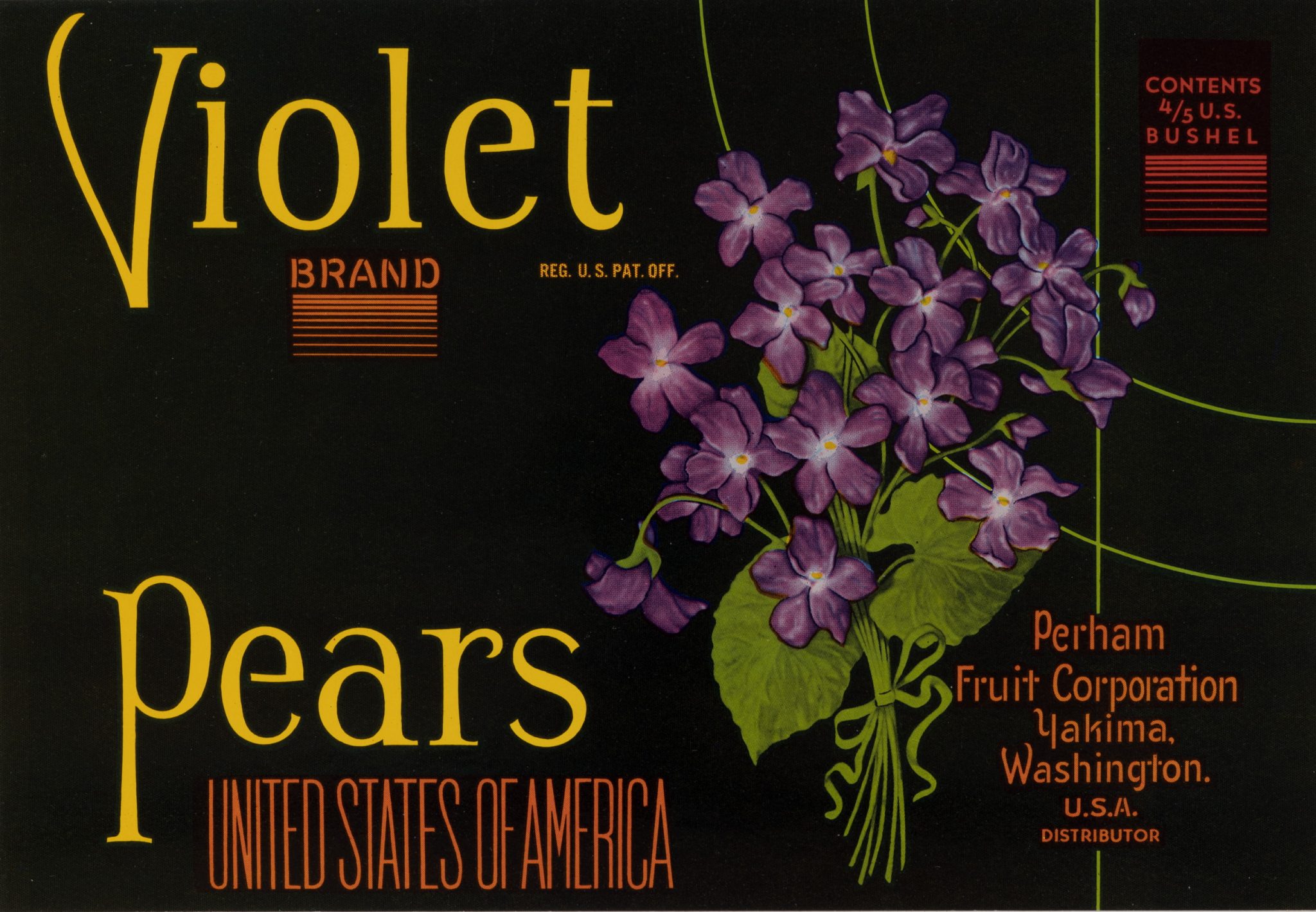 Violet Brand Etikett