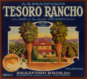 Tesoro Rancho Etikett