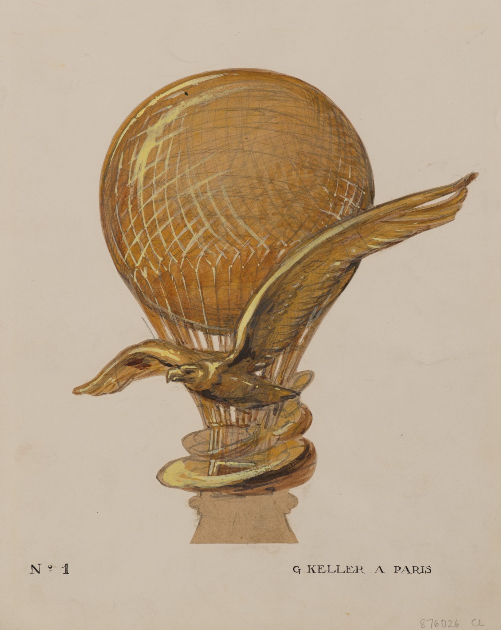 Adler und Ballon I.