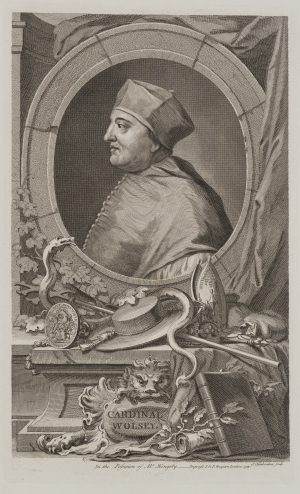 Kardinal Wolsey im Profil