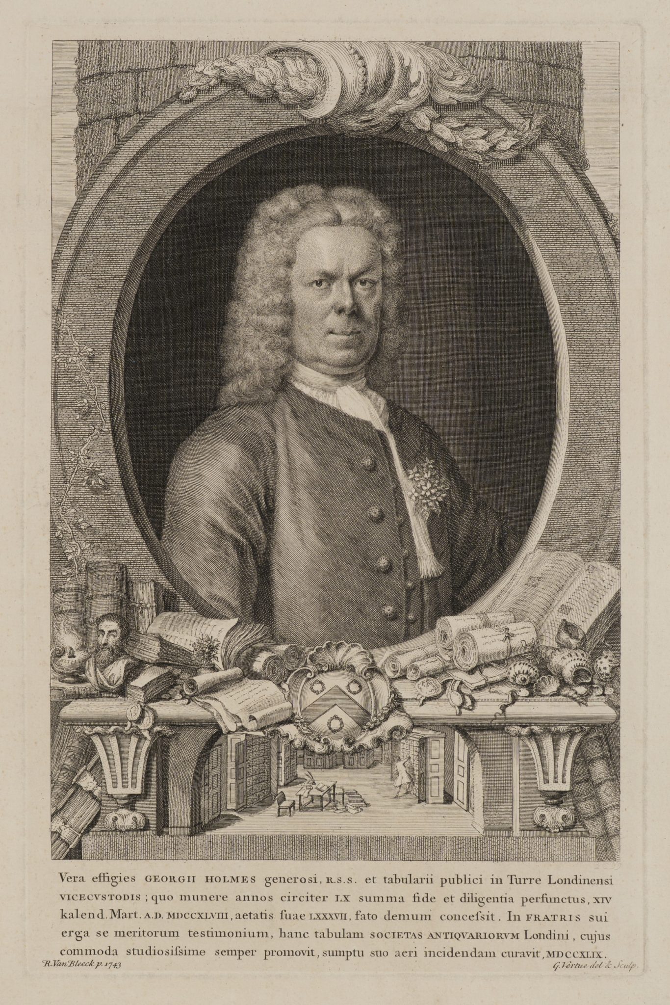 Portrait des George Holmes