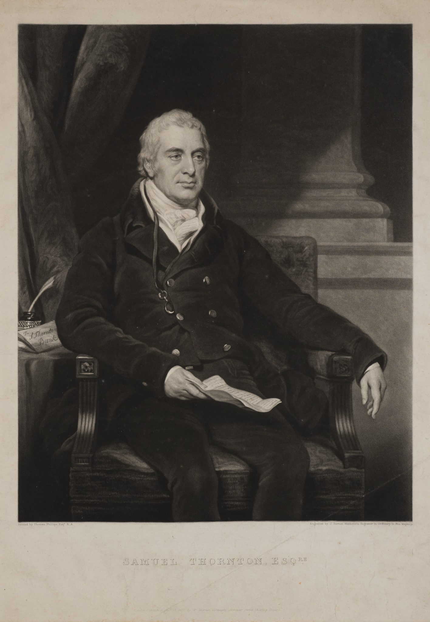 Portrait des Samuel Thornton