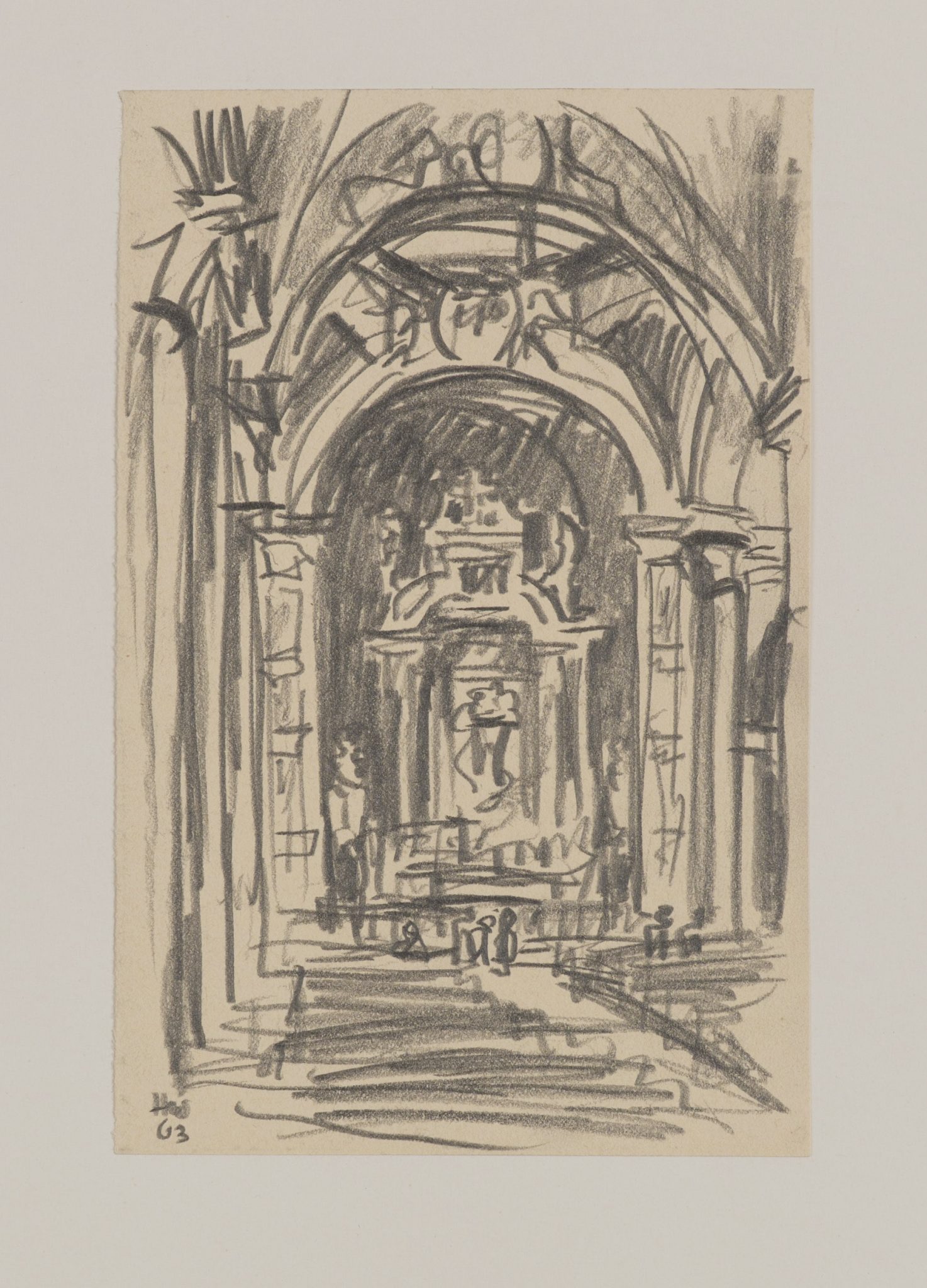 Innenansicht St. Maria del Popolo
