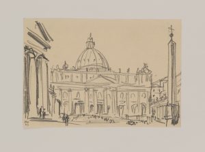 Der Petersplatz in Rom