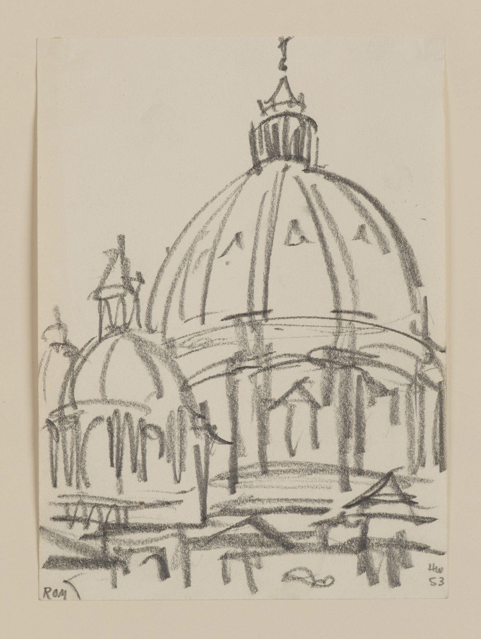Peterskirche vom Vatikanmuseum aus