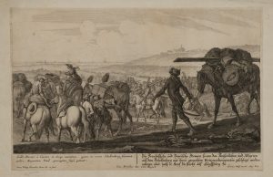 Szenen aus der Belagerung der Stadt Augsburg