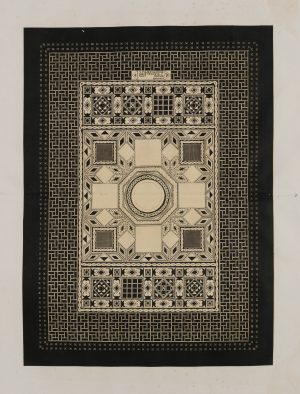 Mosaikboden des römischen Palasts des Victorinus