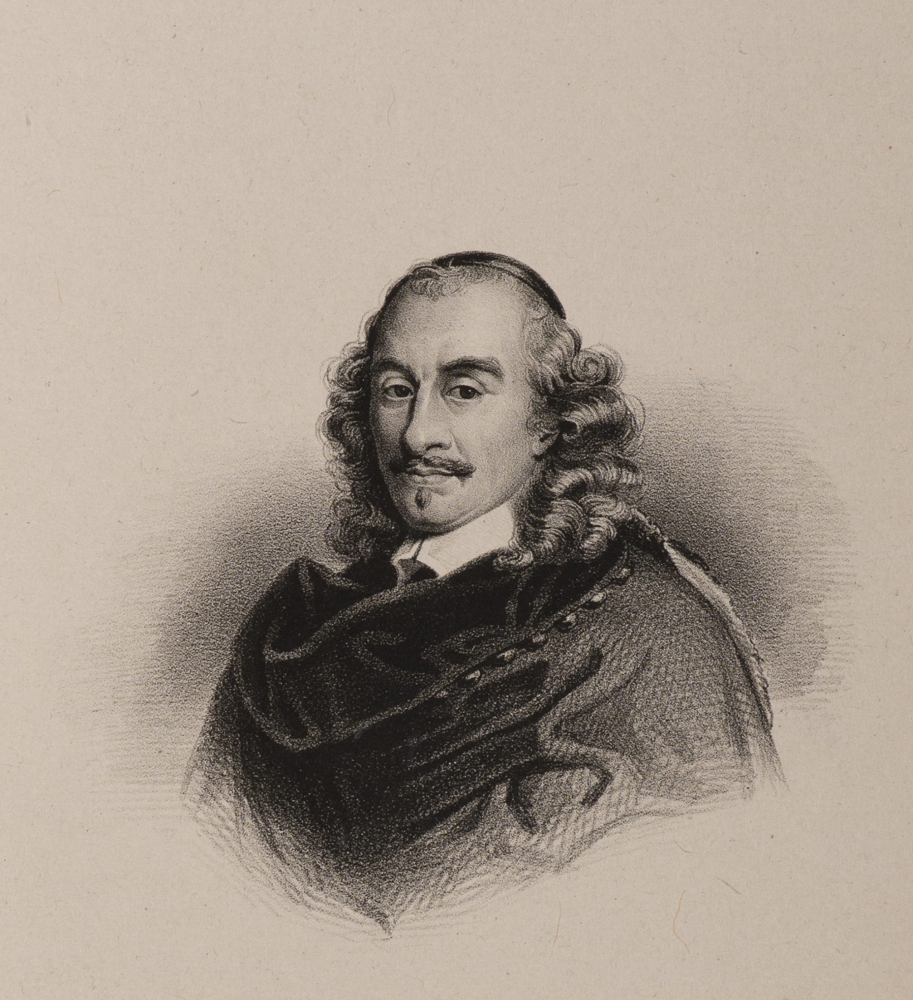 Porträt des Pierre Corneille gespiegelt