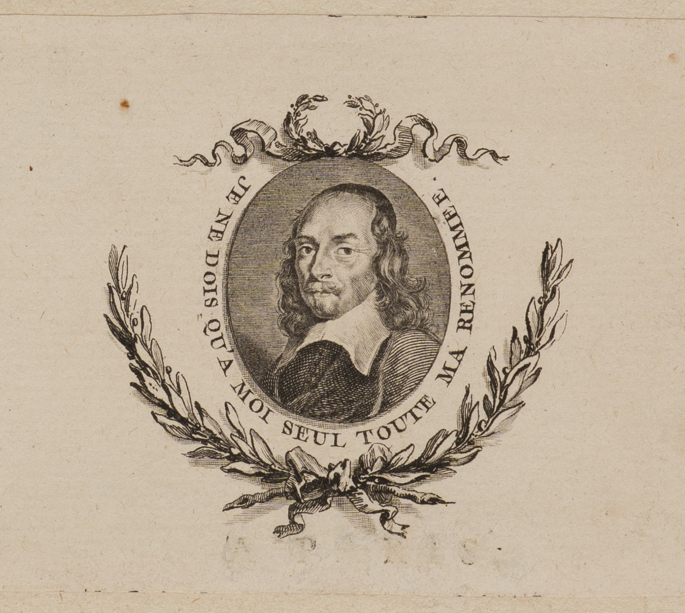 François d'Arnaud mit Lorbeerzweigen