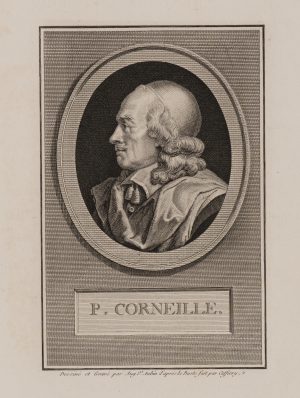 Pierre Corneille nach links gewandt