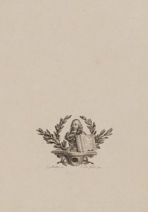 Pierre Corneille mit Lorbeer