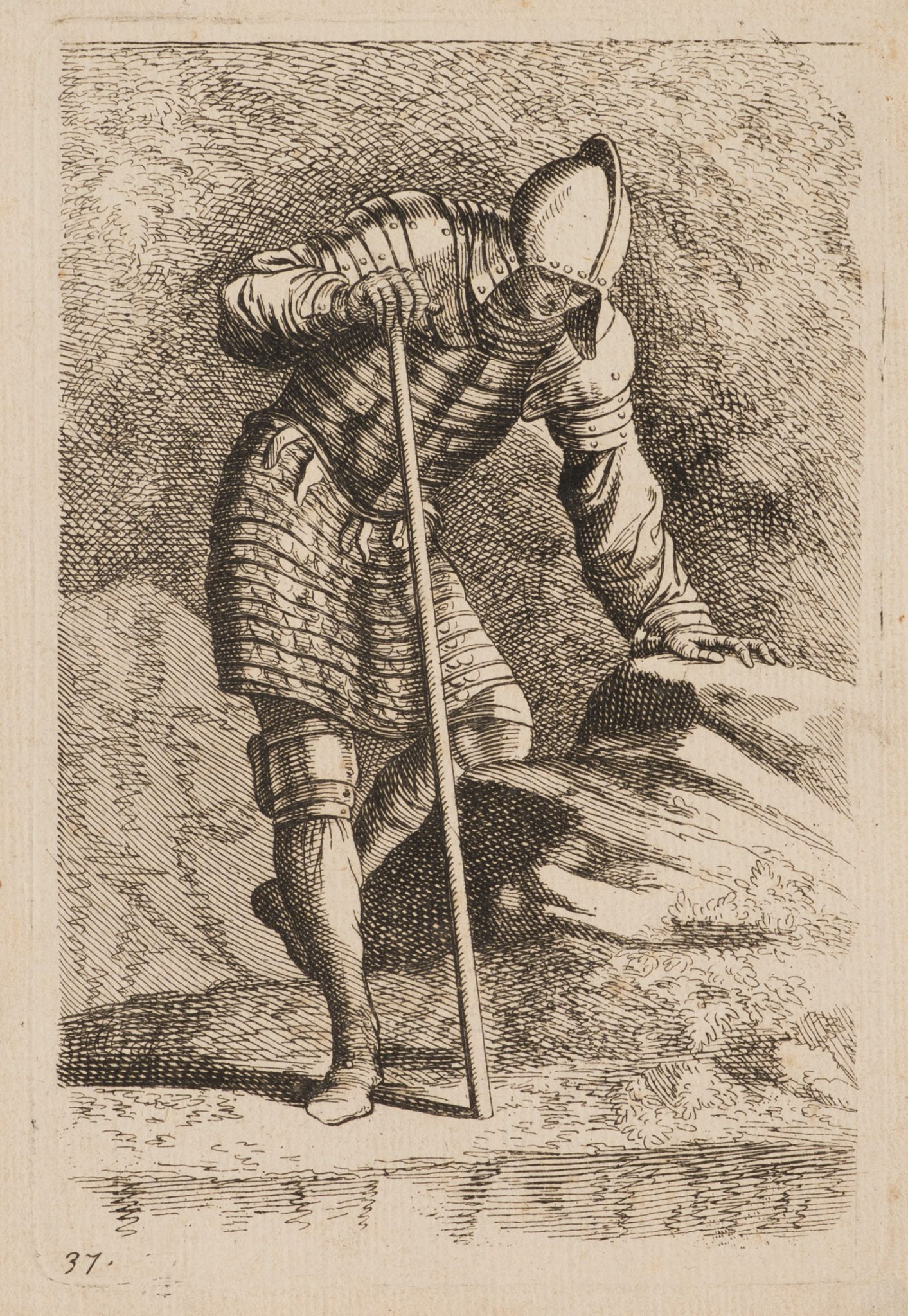 Ritter in Rüstung