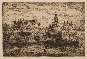 Flussansicht von Antwerpen