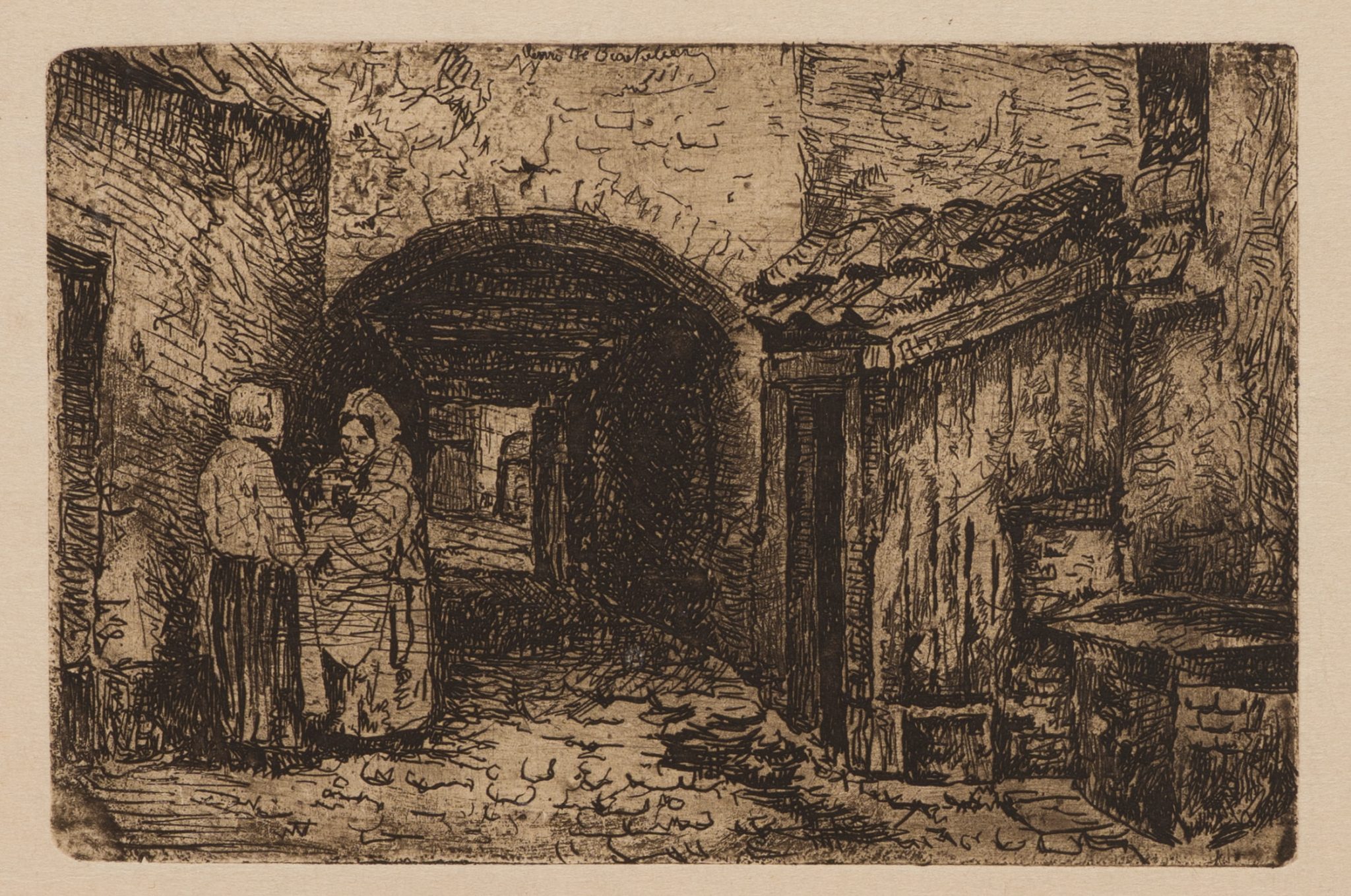 Gespräch in der Gasse