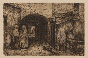 Gespräch in der Gasse